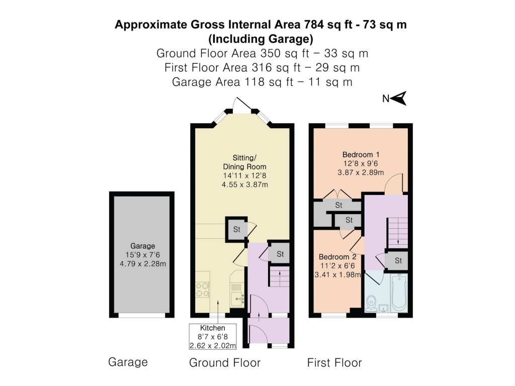 Floorplans For Hill Lands, Wargrave, RG10