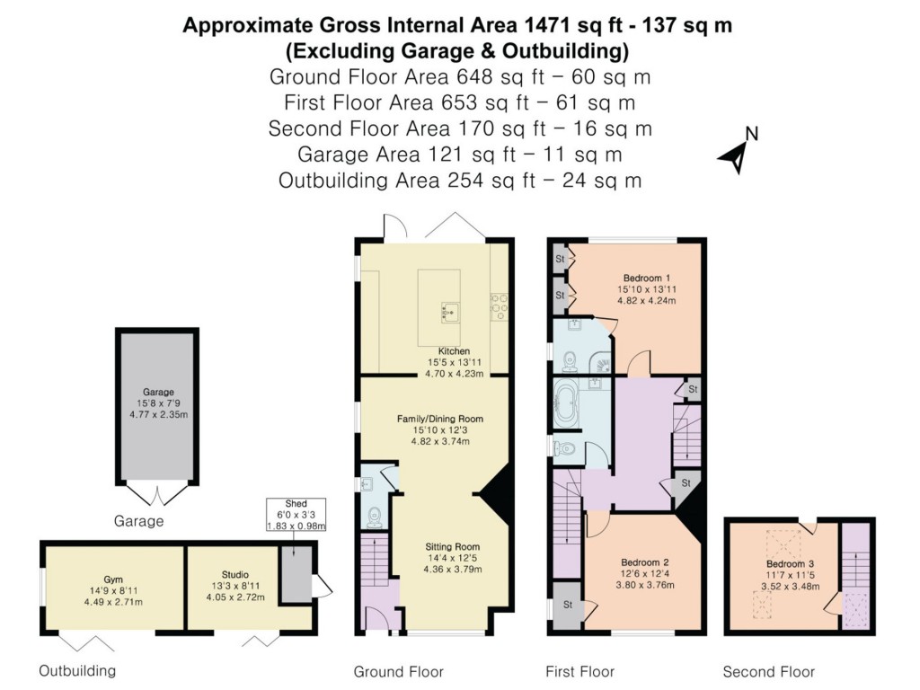 Floorplans For Watlington Road, Lewknor, OX49