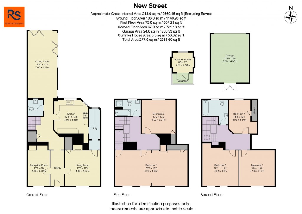 Floorplans For New Street, Henley-On-Thames, RG9