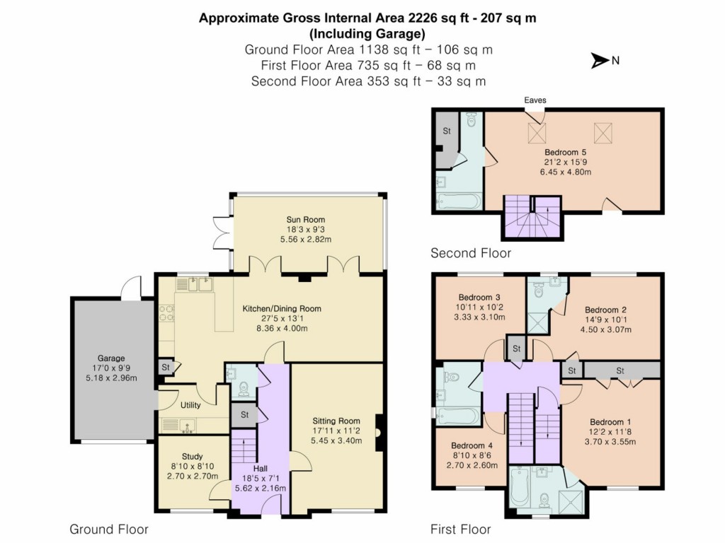 Floorplans For Hobbs End, Henley-On-Thames, RG9