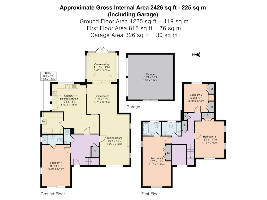 Floorplans For Busgrove Lane, Stoke Row, RG9