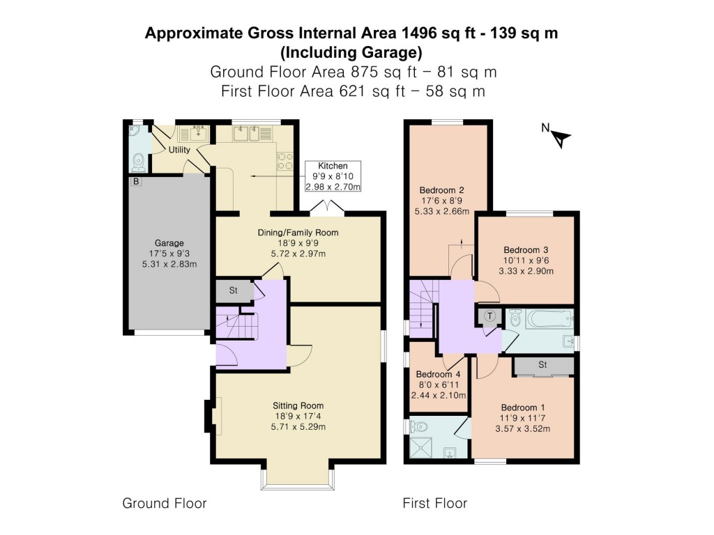 Floorplans For The Meadows, Watlington, OX49