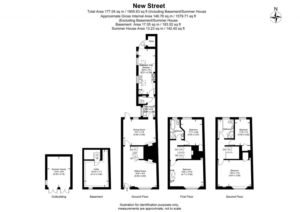 Floorplans For 25 New Street, Henley-On-Thames, RG9