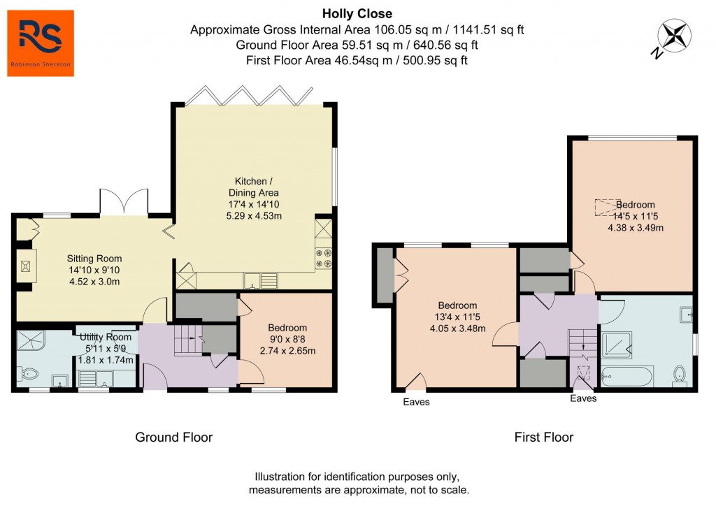 Floorplans For Holly Close, Highmoor Cross, RG9
