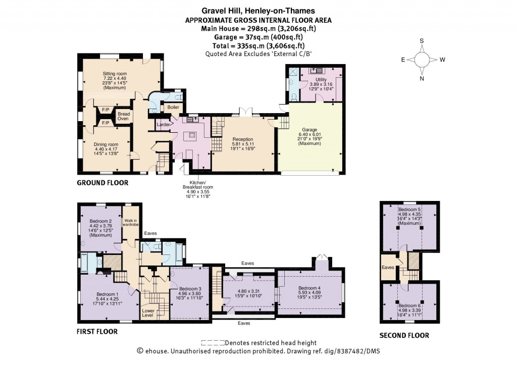 Floorplans For Paradise Road, Henley-On-Thames, RG9