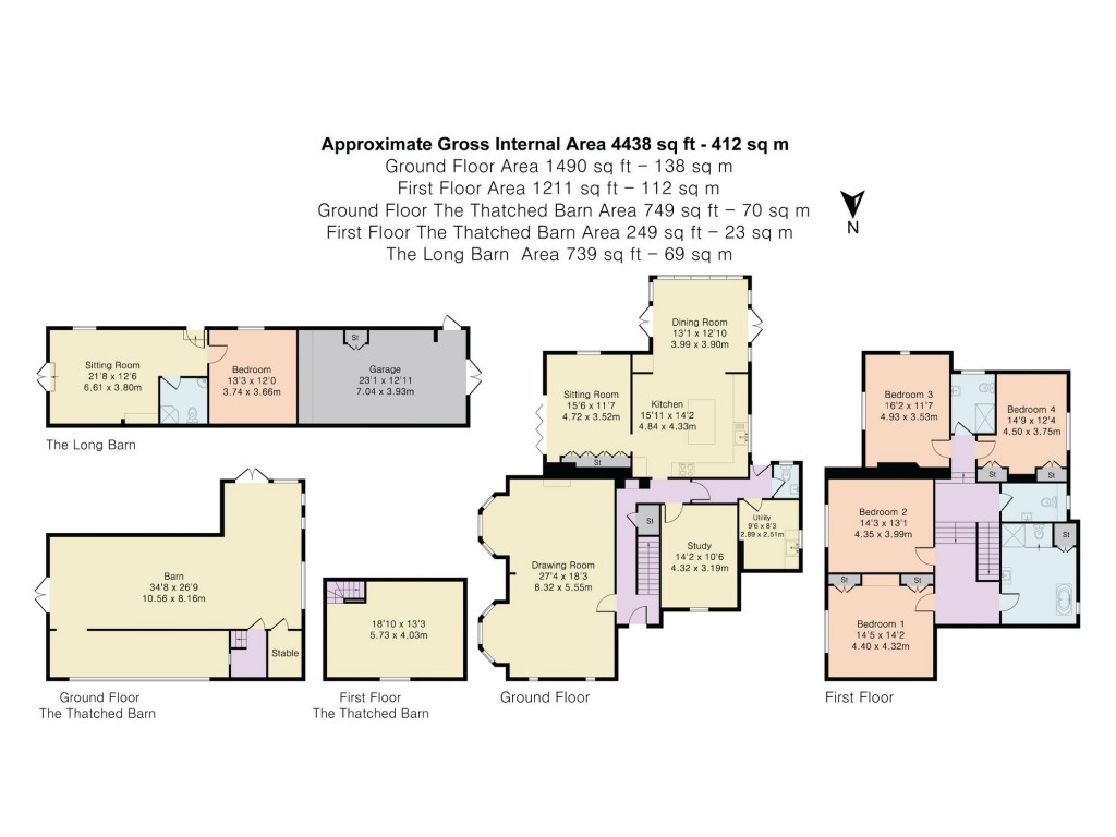 Floorplans For Sonning Eye, Reading, RG4