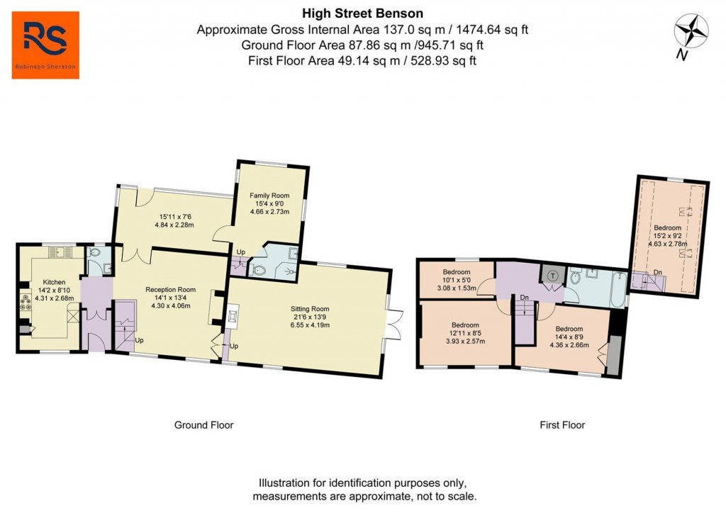 Floorplans For High Street, Benson, OX10