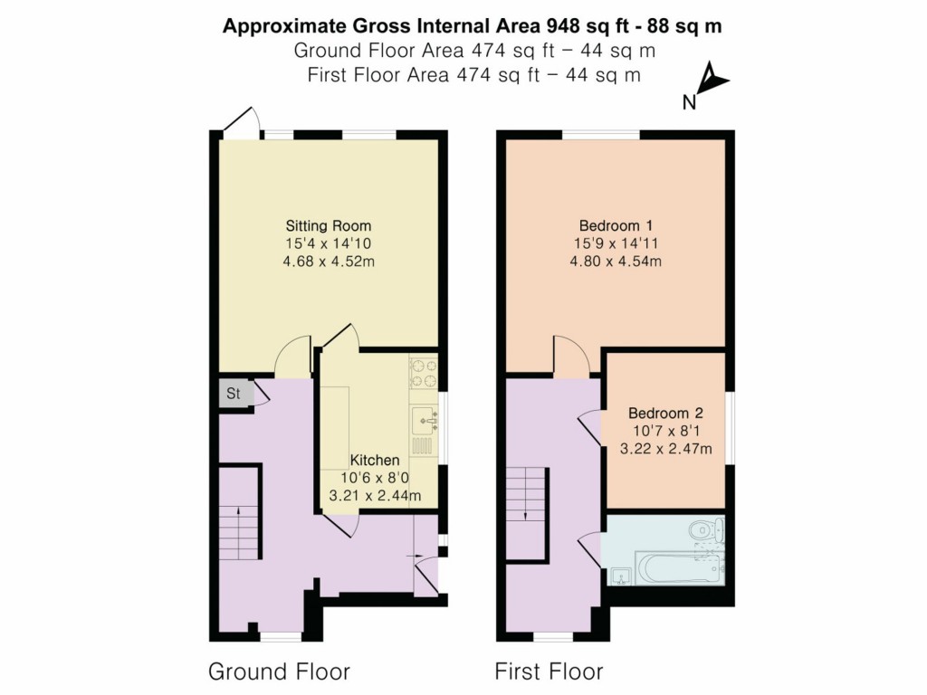 Floorplans For Castle Square, Benson, OX10
