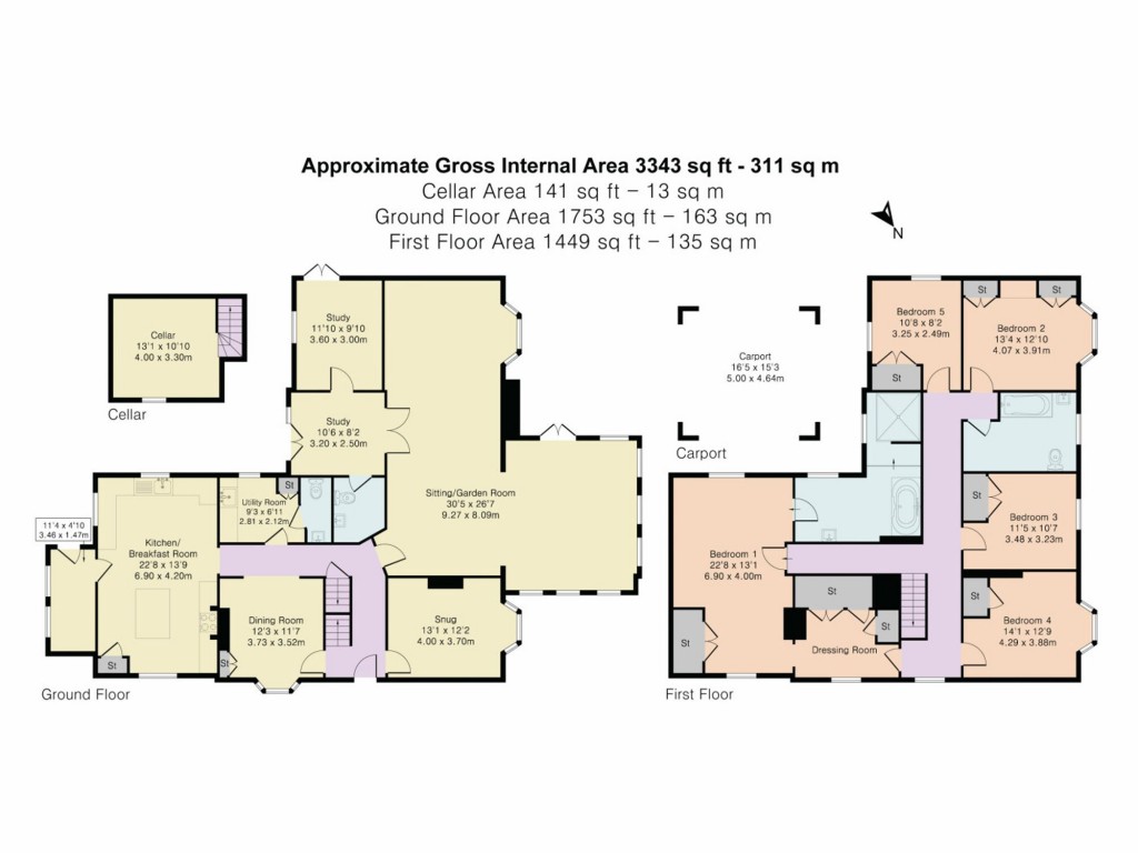 Floorplans For Northfield End, Henley-On-Thames, RG9