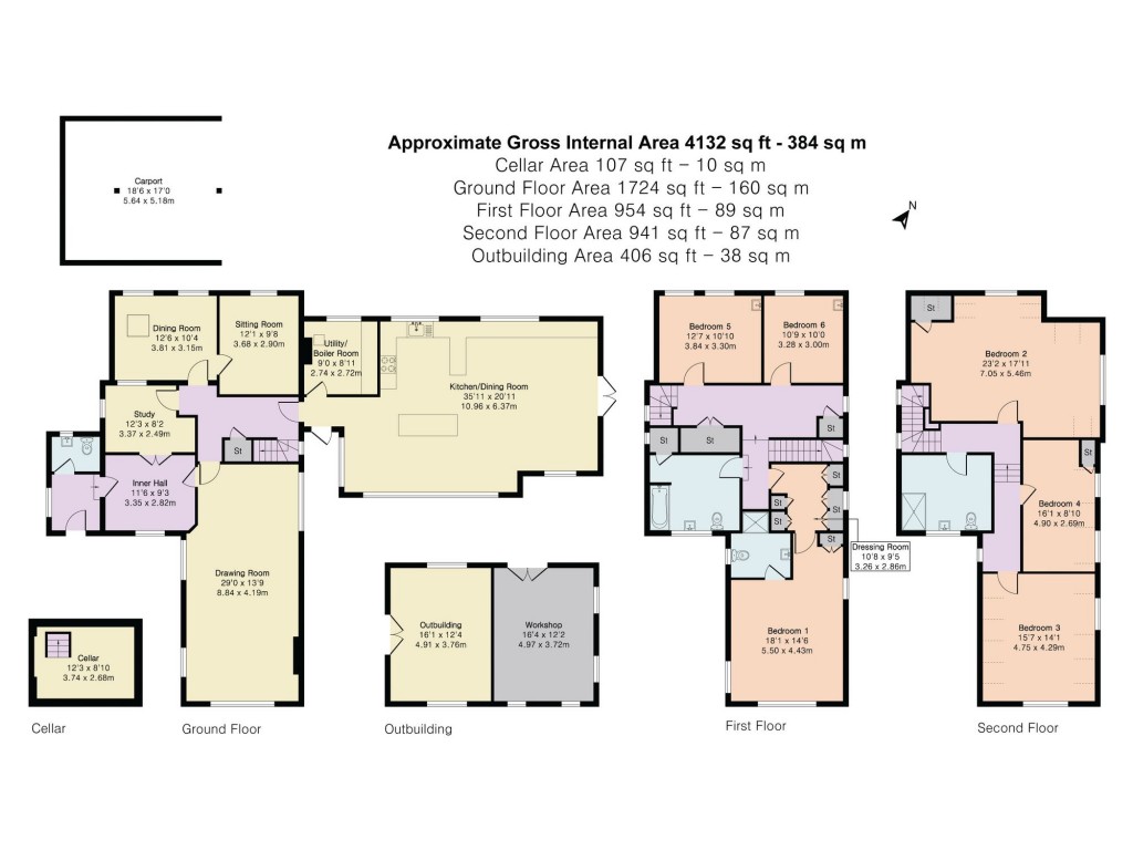 Floorplans For Nuffield, Henley-On-Thames, RG9