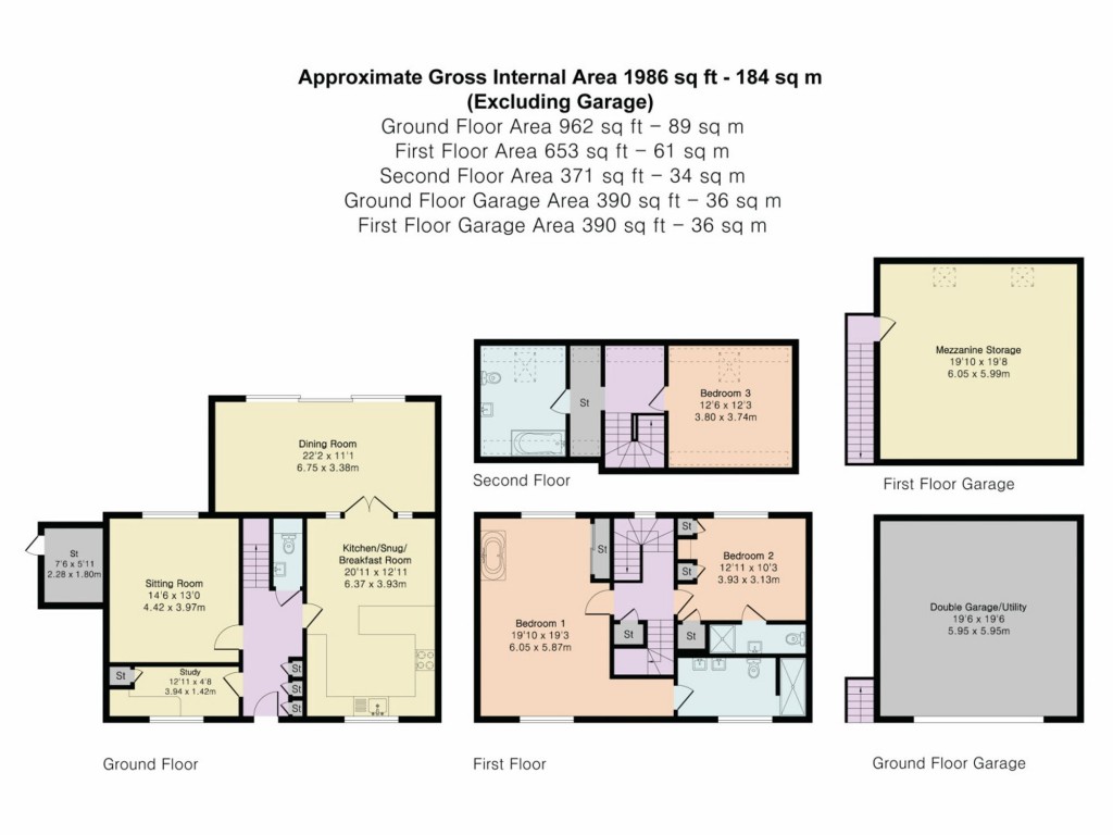 Floorplans For Park Corner, Nettlebed, RG9