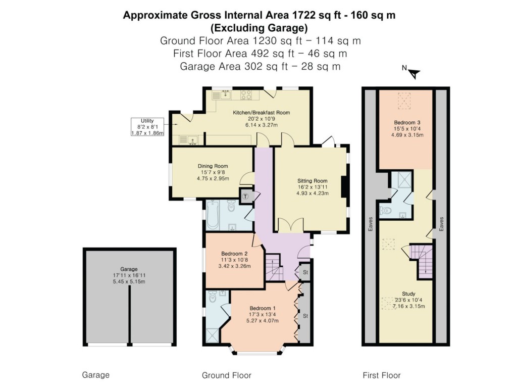 Floorplans For Turners Green, Britwell Salome, OX49