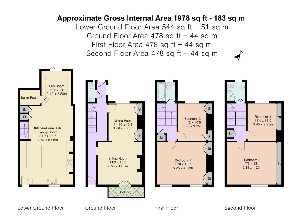 Floorplans For Greys Hill, Henley-On-Thames, RG9