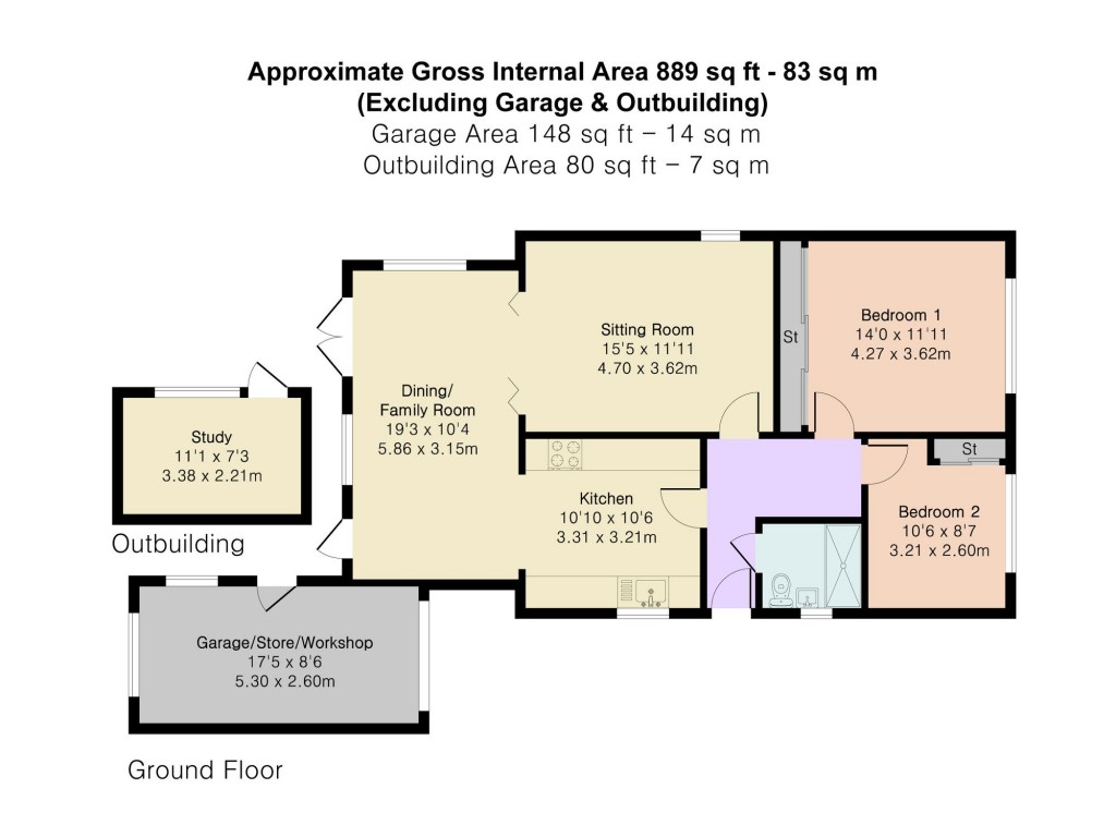 Floorplans For Brookside, Watlington, OX49