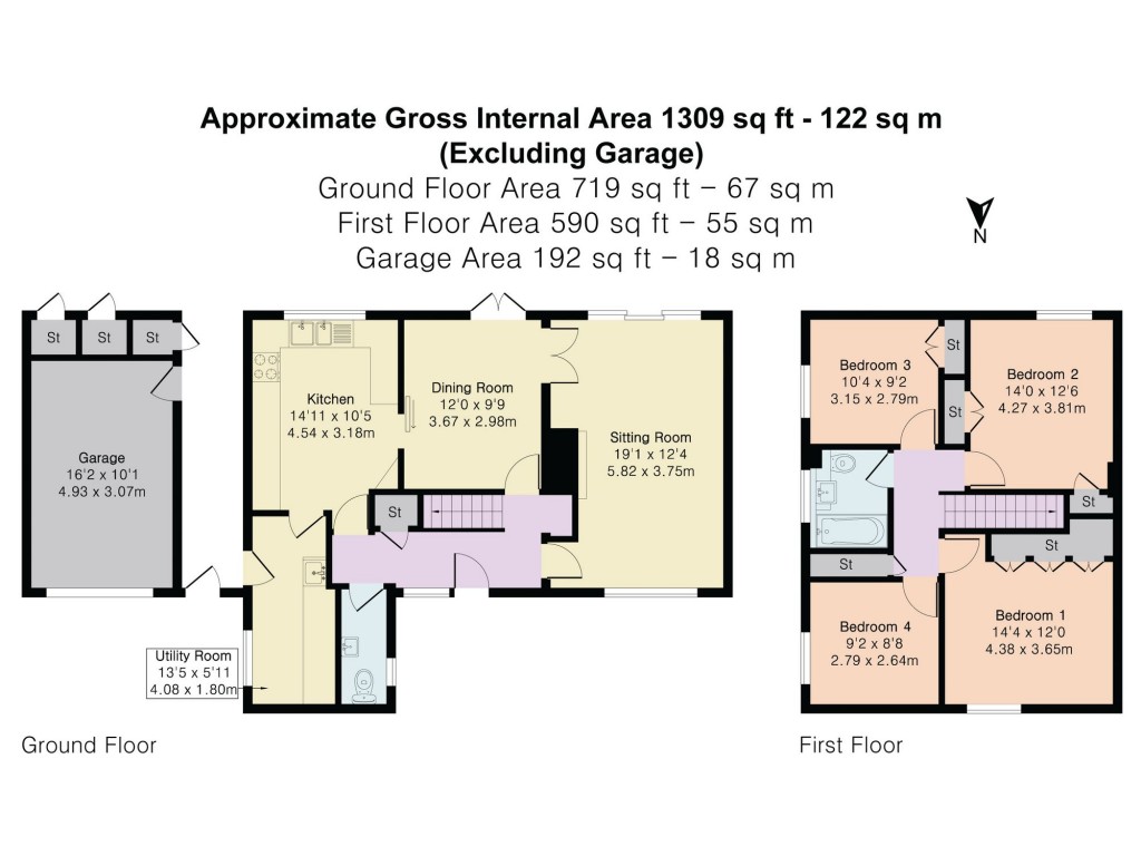 Floorplans For Blandy Road, Henley-On-Thames, RG9