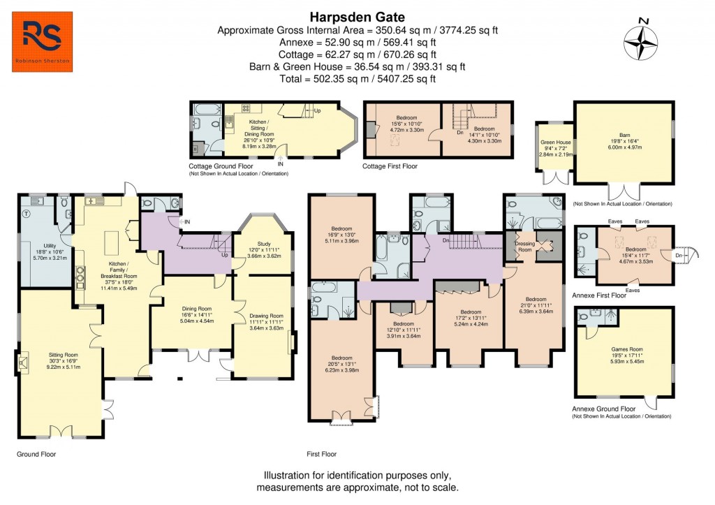 Floorplans For Harpsden Way, Henley-On-Thames, RG9