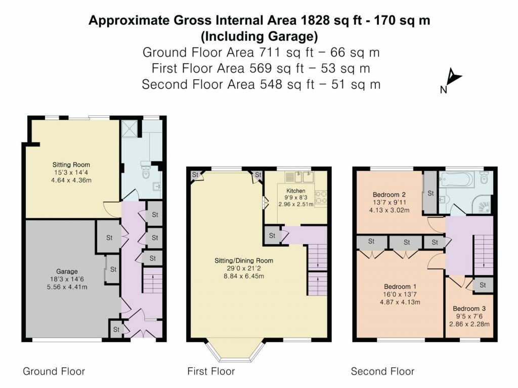 Floorplans For Ravenscroft Road, Henley-On-Thames, RG9