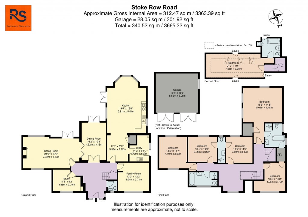 Floorplans For Stoke Row Road, Peppard Common, RG9