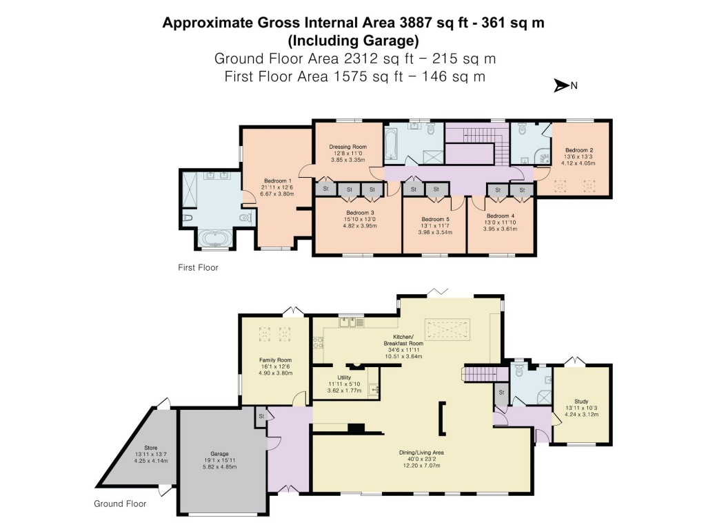 Floorplans For St. Andrews Road, Henley-On-Thames, RG9