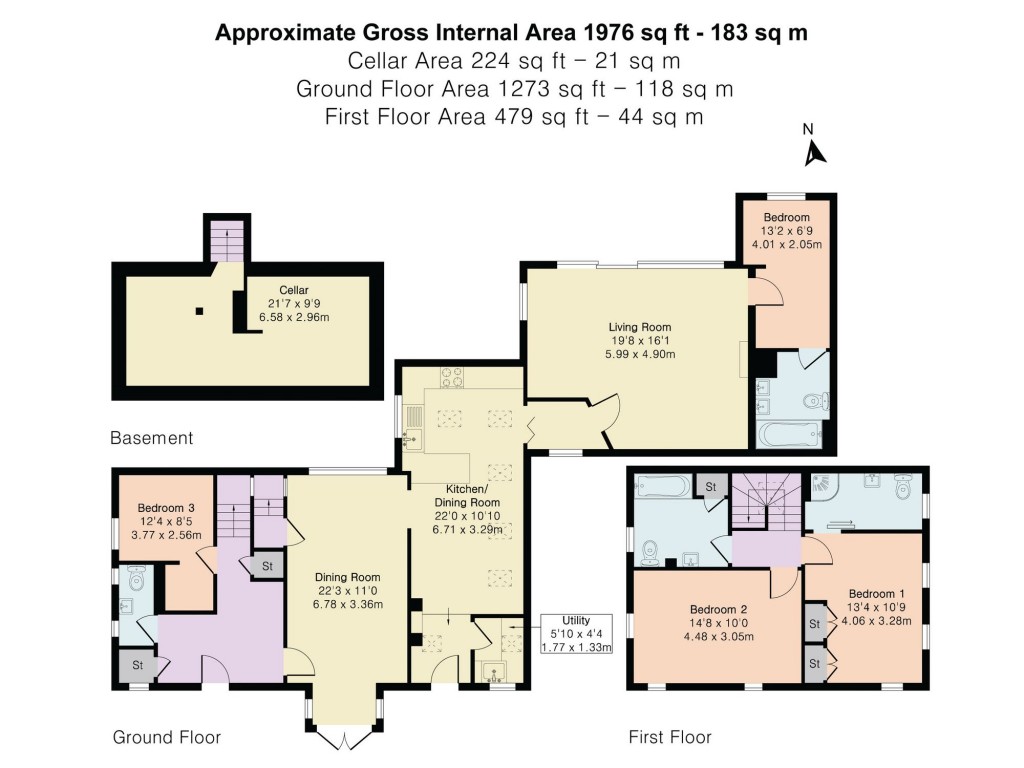 Floorplans For Church Street, Henley-On-Thames, RG9