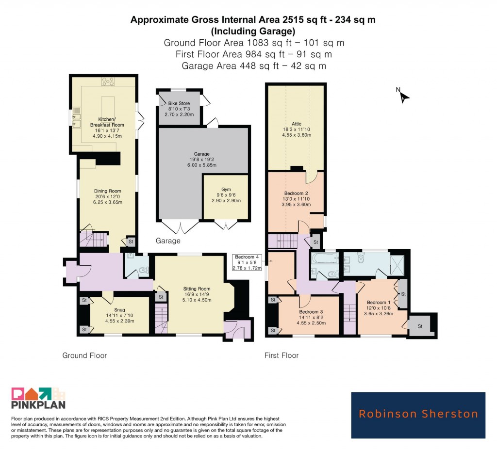 Floorplans For Blackmore Lane, Sonning Common, RG4