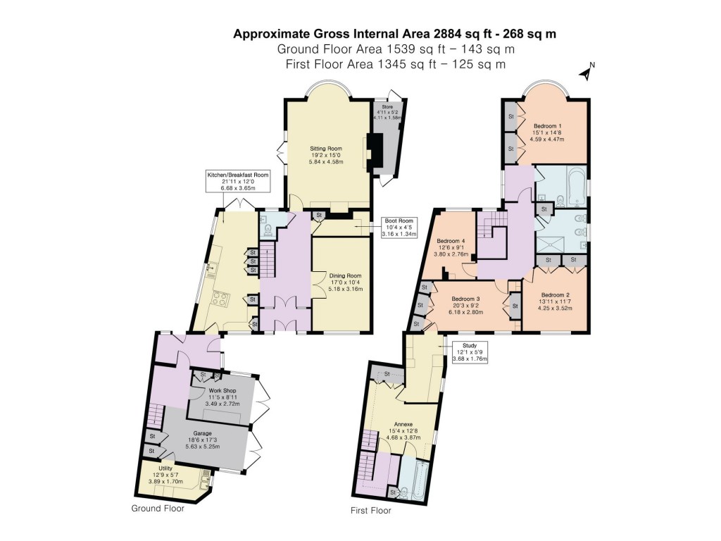 Floorplans For Pearson Road, Sonning, RG4