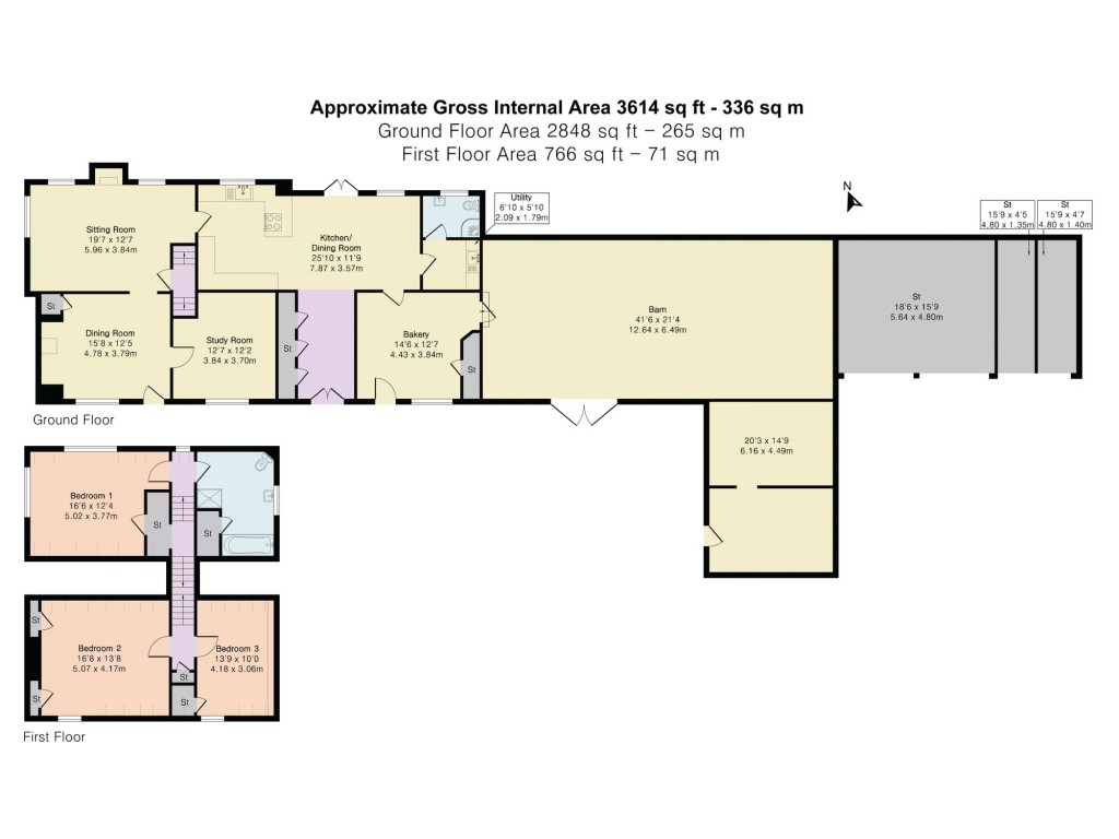 Floorplans For Newlands Lane, Stoke Row, RG9