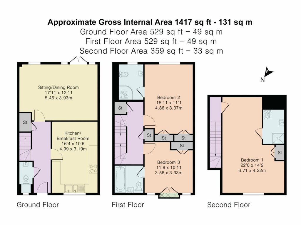 Floorplans For Mulberry Close, Twyford, RG10